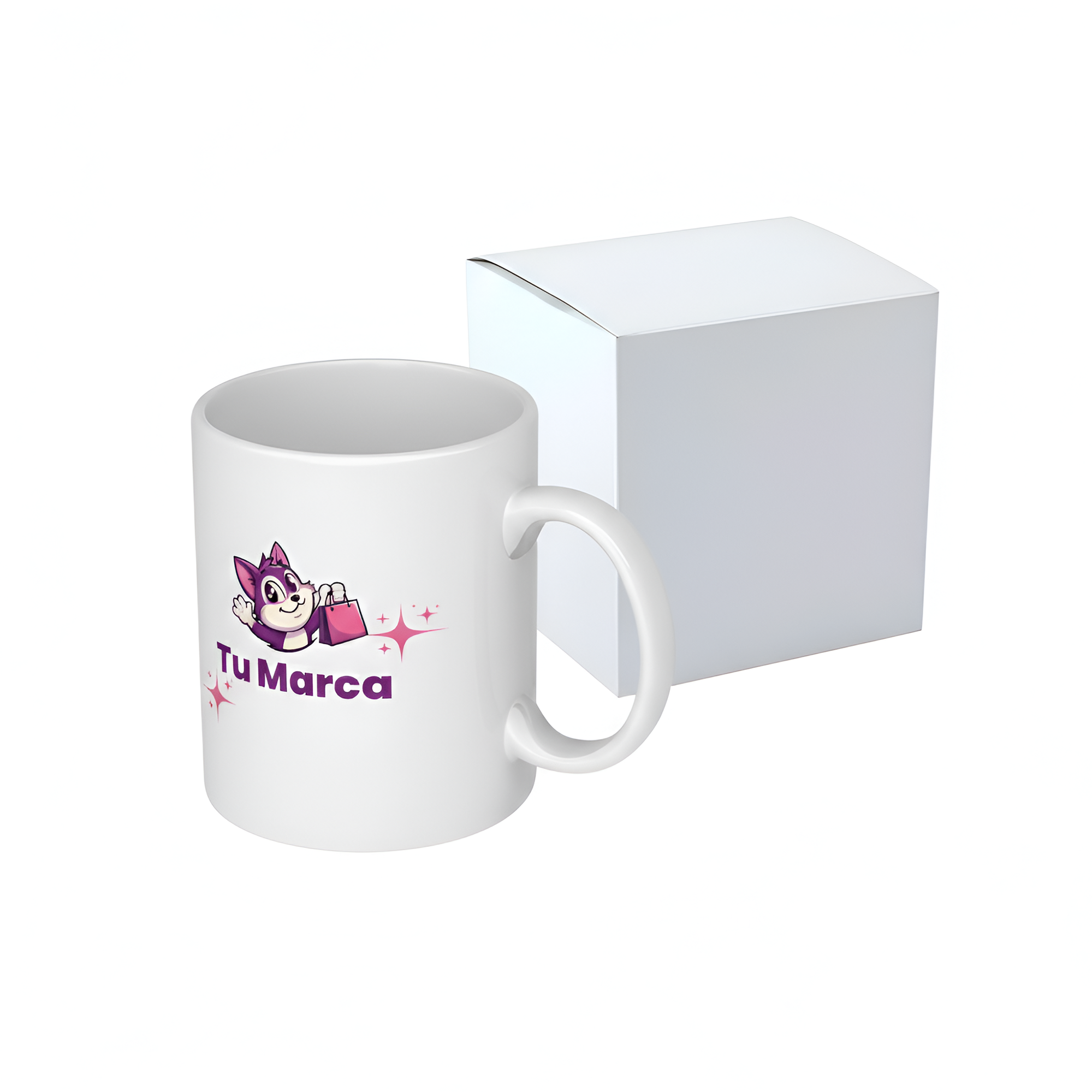 Taza Merch Personalizable 11oz – Cerámica Blanca
