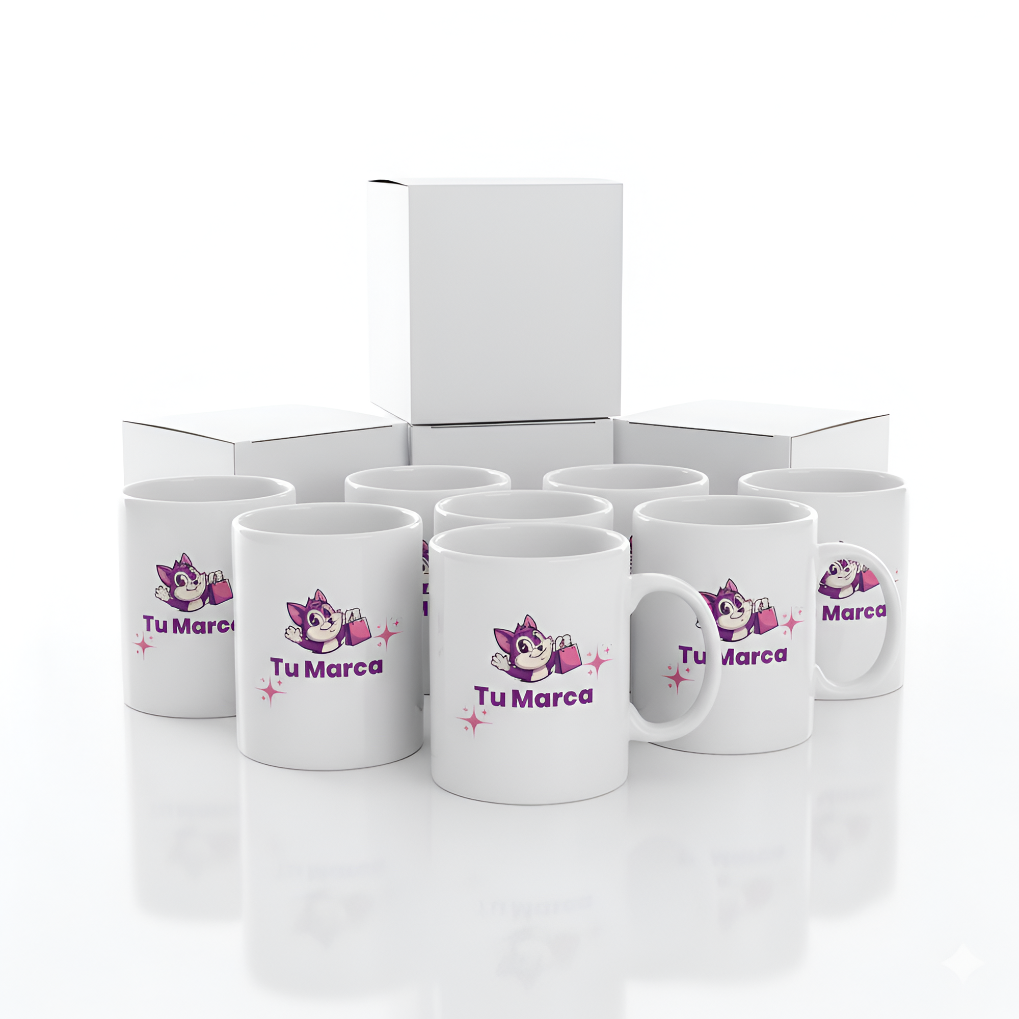 Taza Merch Personalizable 11oz – Cerámica Blanca