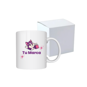Taza Merch Personalizable 11oz – Cerámica Blanca